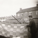 Koos Homans, toen die aan de Heerenacker woonde.(foto via L.de Vries-Homans)