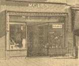 Modemagazijn J.v.d.VEER, Z.W.Dubbele straat.