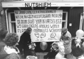 De sluiting van de Nuts - Kleuterschool aan de Schoolstraat te Gorredijk op 16-11-1984.