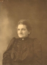 Portret van de vrouw van Geert Lourens van der Zwaag: Catharina van der Zwaag-Faber (Drachten 30.9.1859 - De Gordyk 7.2.1943)