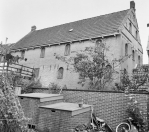 Overzicht rechter zijgevel Brouwerswal 11  1969, (foto van der Wal)