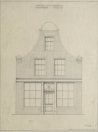 Restauratieplan voorgevel Kerkewal 76   1951.