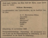 Rouwadvertentie