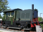Locomotor 323 bij Modelspoormuseum Sneek