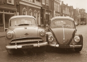 Aanrijding Hoofdstraat 1960 (foto Fred Kok)