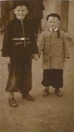 Jan Talsma en Bonne Talsma in flitsende jeans, 1955 (foto: Bonne Talsma).
