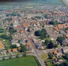 Luchtfoto van Jan de Vries van Gorredijk omstreeks 1978.
