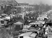 Grote drukte op de wallen in mei 1983