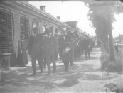 Muziekkorpsen op de Langewal te Kortezwaag.